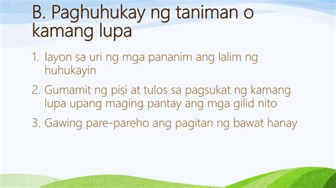 PAGHAHANDA NG PAGTATANIMAN .
